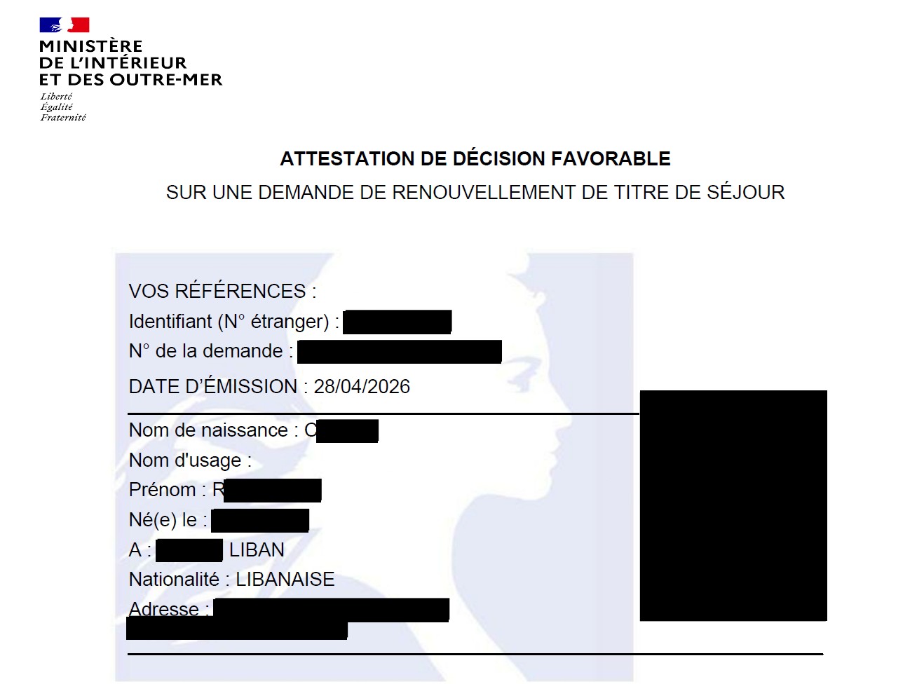 24 heures pour débloquer un renouvellement de titre de séjour