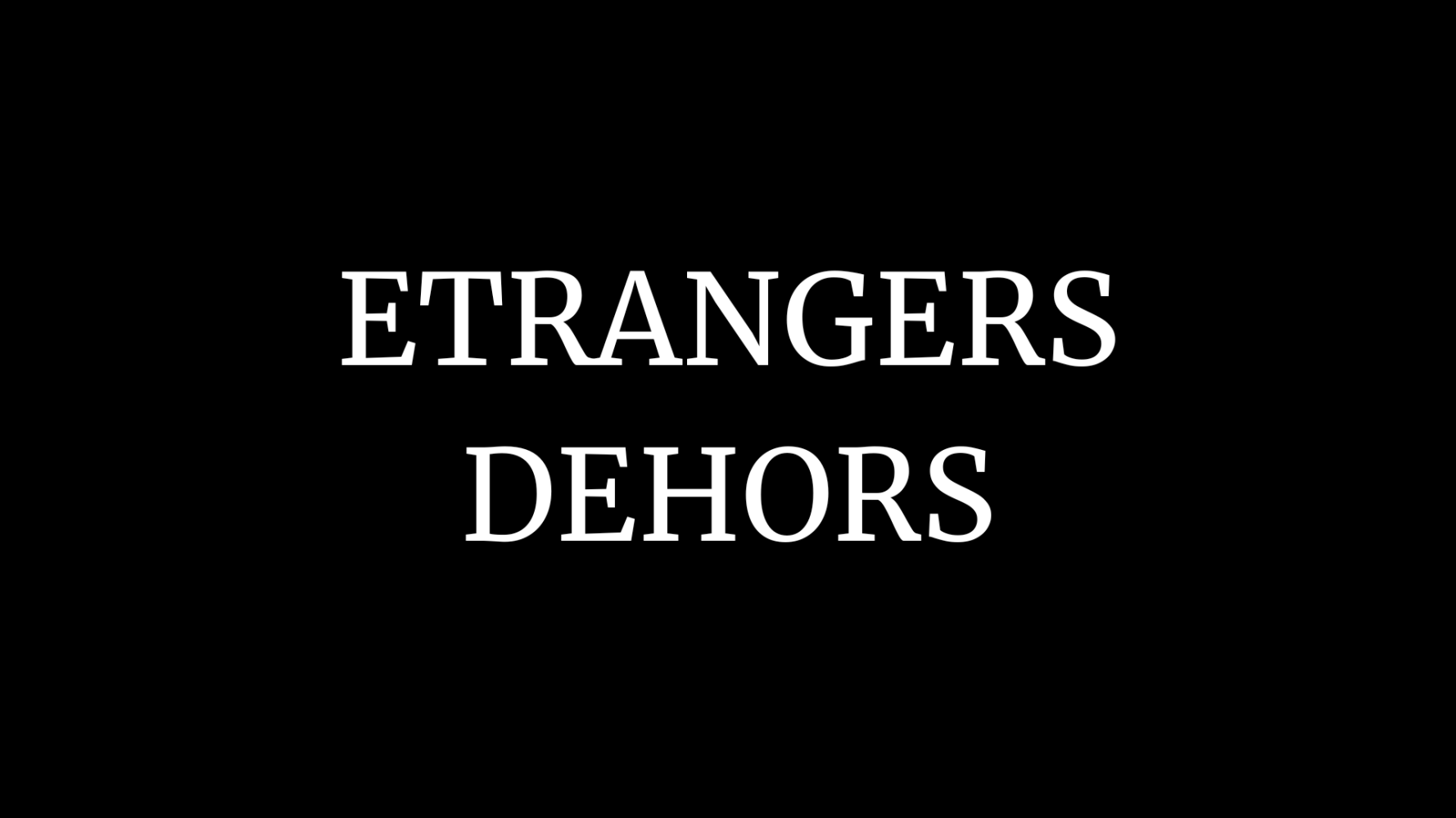 La soirée "Etrangers dehors" n'est pas contraire à la dignité humaine